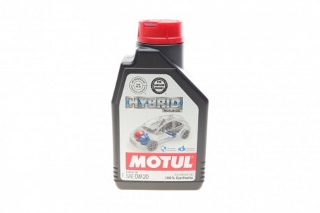 Олива 0W20 Hybrid (1L) (107141) API SP/ ILSAC GF-6b/ILSAC GF-6a MOTUL 333101 (фото 1)