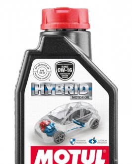 Олива 0W16 Hybrid (1L) (107153) API SP/ ILSAC GF-6b/ILSAC GF-6a MOTUL 333201 (фото 1)