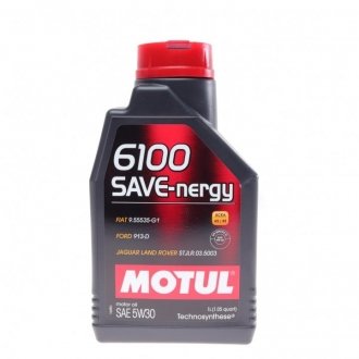 Олива 5W30 SAVE-nergy 6100 (1л) (WSS M2C 913D/STJLR.03.5003/9.55535-G1) MOTUL 812411 (фото 1)