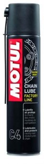 Змазка для ланцюгів мотоциклів C4 Chain Lube (400ml) (102983) MOTUL 815616 (фото 1)