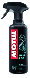 Засіб для полірування поверхонь мотоцикла (силіконовий) E5 Shine & Go (400ml) MOTUL 818816 (фото 1)