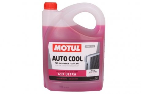 Антифриз (розовий) G13 (5L) (1:1=-35°C) Auto Cool G13 Ultra (109138) MOTUL 820106 (фото 1)