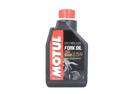 Олива 2,5W для мотовилок Fork Oil Very Light Factory Line (1L) (105962) MOTUL 821901 (фото 1)