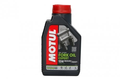 Олива 15W для мотовилок Fork Oil Expert Medium (1л) MOTUL 822101 (фото 1)