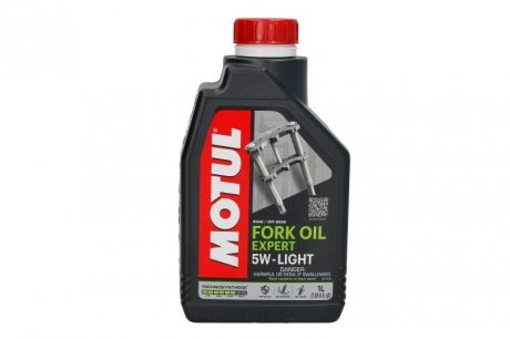 Олива 5W для мотовилок Fork Oil Expert Light (1л) MOTUL 822301 (фото 1)