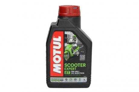 Олива Scooter Expert 2T (1L) (105880/101254) MOTUL 831801 (фото 1)