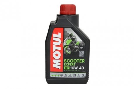 Олива 10W40 4T Scooter Expert MA (1л) MOTUL 831901 (фото 1)