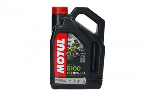 Олива 10W30 5100 4T (4L) MOTUL 836641 (фото 1)