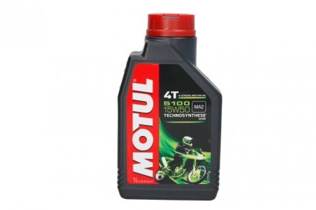 Олива 15W50 5100 4T (1L) (104080) MOTUL 836711 (фото 1)