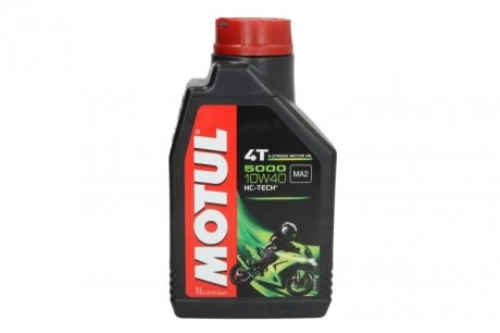 Олива 10W40 4T HC-Tech 5000 (1L) (104054) MOTUL 836911 (фото 1)