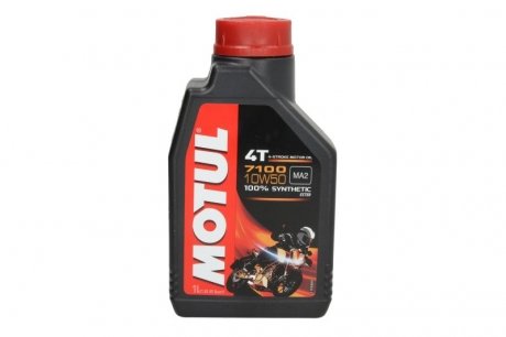 Олива 10W50 7100 4T (1L) (DUCATI/KTM/BMW) MOTUL 838111 (фото 1)