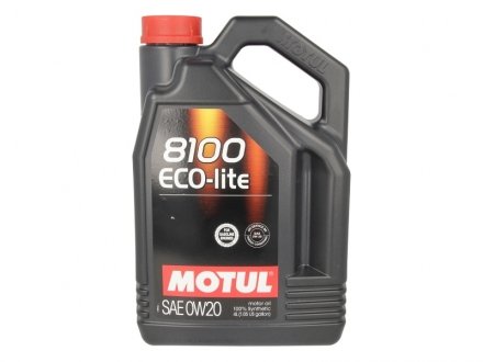 Олива 0W20 ECO-lite SAE 8100 (4L) GM dexos1 GEN3(108535) MOTUL 841154 (фото 1)