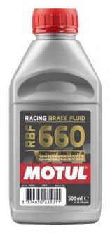 Рідина гальмівна DOT4 (0.5L) RBF660 Factory Line (101666) MOTUL 847205 (фото 1)