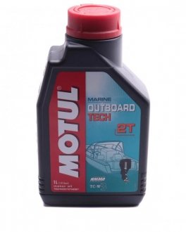 Олива Outboard Tech 2T (1L) (102789) MOTUL 851711 (фото 1)