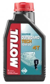 Олива 10W30 Outboard Tech 4T (1л) MOTUL 852111 (фото 1)