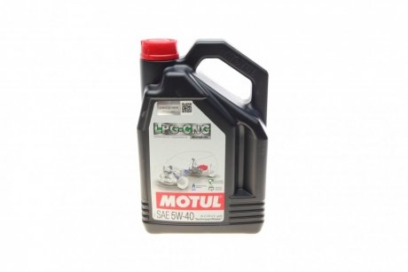 Олива 5W40 SAE LPG-CNG (4л) (ACEA C3/API PERFORMANCE SN PLUS) MOTUL 854654 (фото 1)