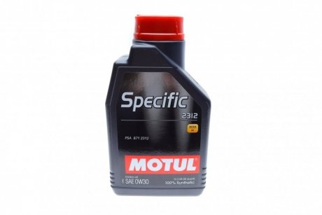 Олива 0W30 Specific 2312 (1л) (PSA B71 2312) MOTUL 867511 (фото 1)