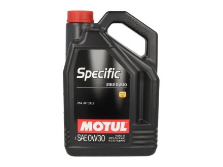 Олива 0W30 Specific 2312 (5L) (PSA B71 2312) MOTUL 867551 (фото 1)