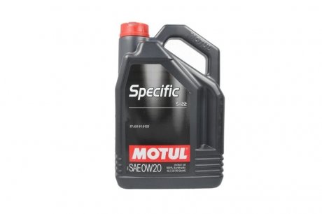 Олива 0W20 Specific 5122 (5L) (Jaguar/Land Rover-STJLR.51.5122) MOTUL 867606 (фото 1)