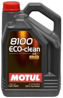 Олива 0W30 ECO-Clean 8100 (5L) (Toyota/Honda/Subaru) 102889 MOTUL 868051 (фото 1)