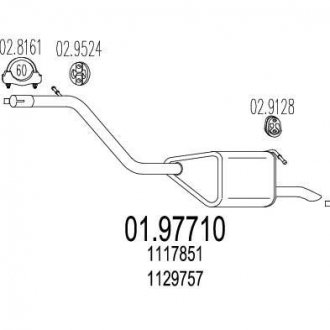 Глушник MTS 01.97710 (фото 1)