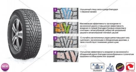 Шина 205/65R16C 107/105R Winguard WinSpike SUV (під шип) NEXEN 14037 (фото 1)