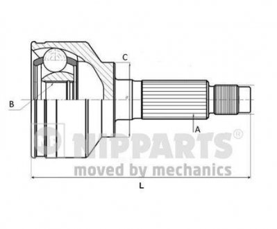 ШРУС NIPPARTS J2821011 (фото 1)