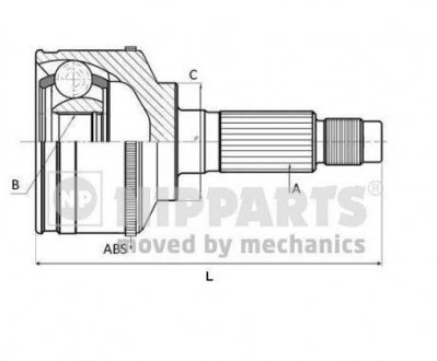 ШРУС NIPPARTS N2820309 (фото 1)