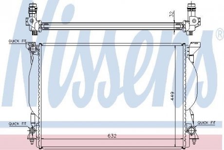 Радiатор NISSENS 60306A