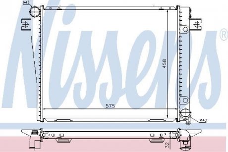 Радiатор NISSENS 60602A (фото 1)