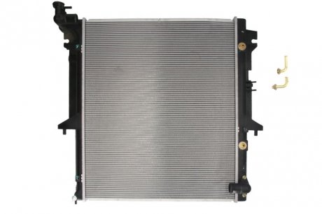 Радиатор охлаждения MITSUBISHI L 200 (06-) 2.5 D автомат, механика (пр-во) NISSENS 62896 (фото 1)