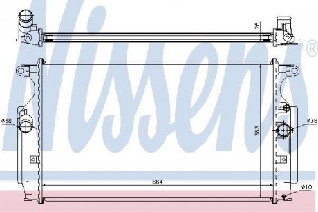 Радiатор NISSENS 64693 (фото 1)