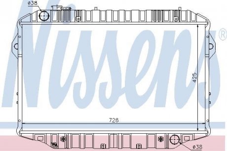 Радiатор NISSENS 64861