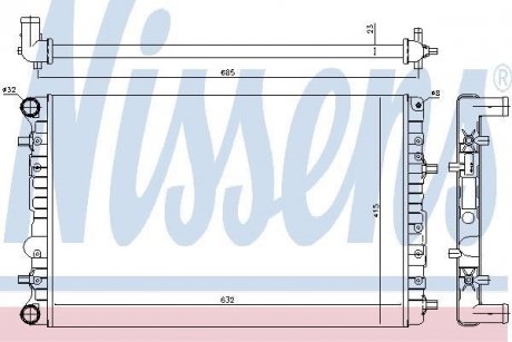 Радiатор NISSENS 65326 (фото 1)
