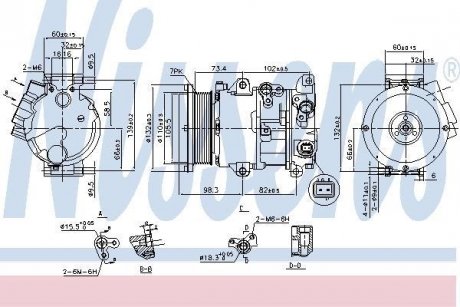 Компрессор кондиционера First Fit NISSENS 890144 (фото 1)