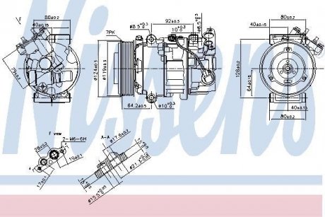 Компресор кондиціонера RENAULT MEGANE (2009) NISSENS 890299 (фото 1)