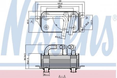 Масляный радиатор BMW (пр-во) NISSENS 90623 (фото 1)