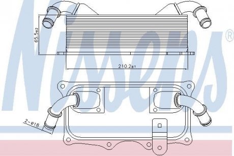 Масляний радіатор NISSENS 90937 (фото 1)