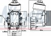 Радиатор маслянный с корпусом Volkswagen (пр-во) NISSENS 91158 (фото 1)