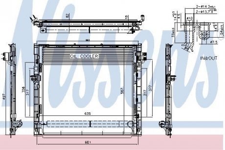 Радиатор кондиціонера MERCEDES GL, GLE, ML-CLASS (вир-во) NISSENS 940394 (фото 1)