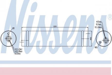 Осушитель Lacetti / Nubira All 08/03- (пр-во) NISSENS 95473 (фото 1)