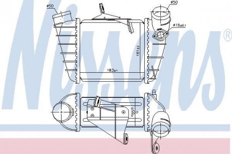 Интеркулер NISSENS 961200 (фото 1)