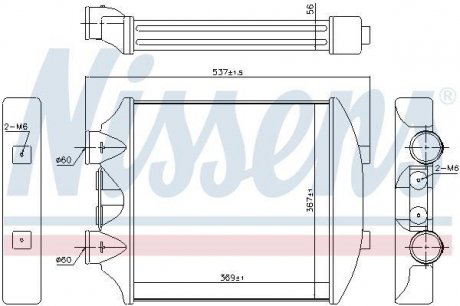 Интеркулер NISSENS 96405 (фото 1)