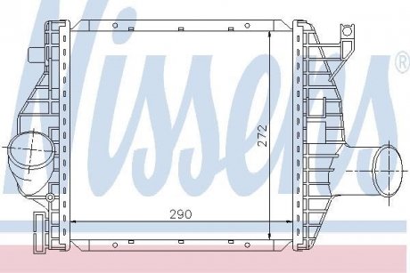 Радиатор наддуву NISSENS 96843 (фото 1)