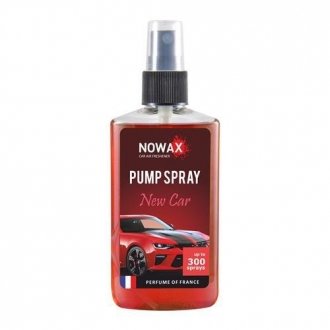 Ароматизатор воздуха спрей Pump Spray 75ml - NEW CAR NOWAX NX07510 (фото 1)