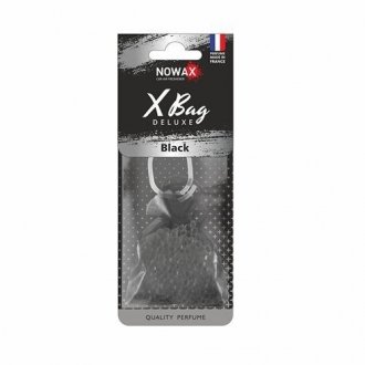 Автомобільний ароматизатор повітря полімерний X Bag DELUXE -Black NOWAX NX07585