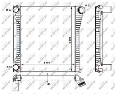 Радиатор наддуву NRF 30929