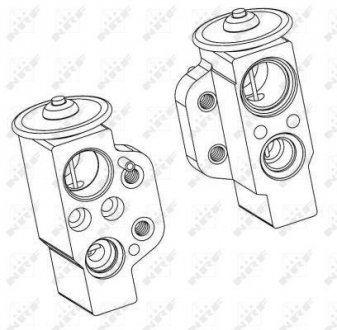 Клапан системи кондиціонування (розширювальний) VW Polo/Skoda Fabia/Rapid 01- NRF 38368 (фото 1)