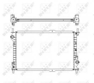 Радиатор охолоджування NRF 54755 (фото 1)