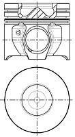 Поршень з кільцями FORD 86,50 2,0TDi Duratorg 00- (вир-во) NURAL 87-140807-00 (фото 1)